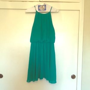 Lush teal green beautiful dress size S-M